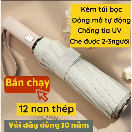 Dù Che Mưa Ô Che Nắng Mưa 12 Nan Cao Cấp Moda.H