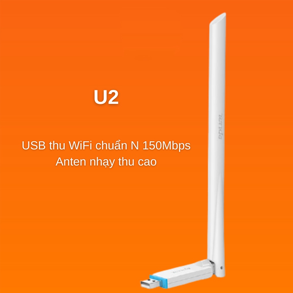 Bộ USB Thu Wifi Tenda W311Ma Có Râu, Tenda W311Mi Không Râu Chuẩn N150Mbps - Hàng Chính Hãng