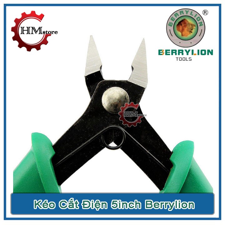 Kềm cắt điện 5inch chuyên dùng cắt điện tử Berrylion chính hãng