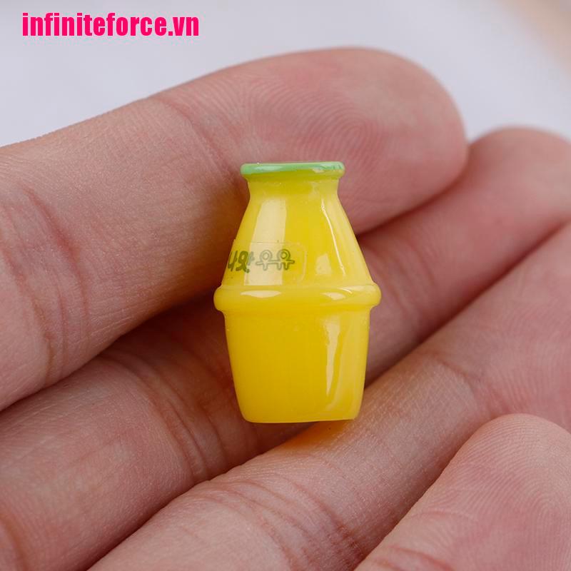 Bộ 4 Bình Sữa Trang Trí Nhà Búp Bê Xinh Xắn