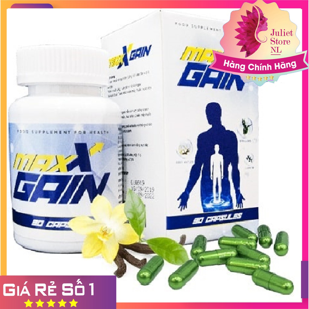 CHÍNH HÃNG MAXXGAIN VIÊN UỐNG TĂNG CÂN CƠ THẦN TỐC HIỆU QUẢ AN TOÀN NHANH CHÓNG MAXX GAIN