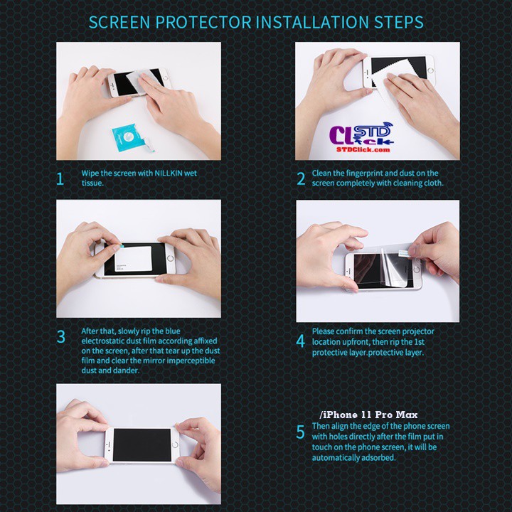 KÍNH CƯỜNG LỰC IPHONE 11 PRO MAX NILLKIN H+PRO CHÍNH HÃNG