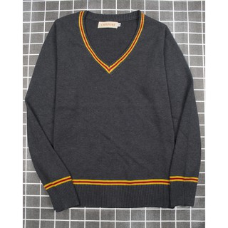 costume¤■♞Gryffindor harry potter sweater v-neck slytherin cosplay clothing long-sleeved jacket head men and women