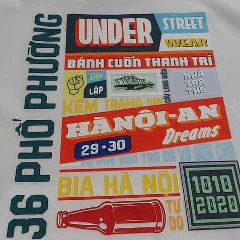 Áo Hoodie chất NỈ  under Hà Nội, ÁO phom Rộng 100% Cotton Nam Nữ Unisex -In Hình DH Local Brand HN1 | WebRaoVat - webraovat.net.vn