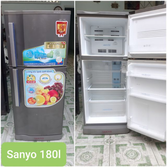 Tủ lạnh sanyo 180l nguyên rin,đã qua sử dụng.