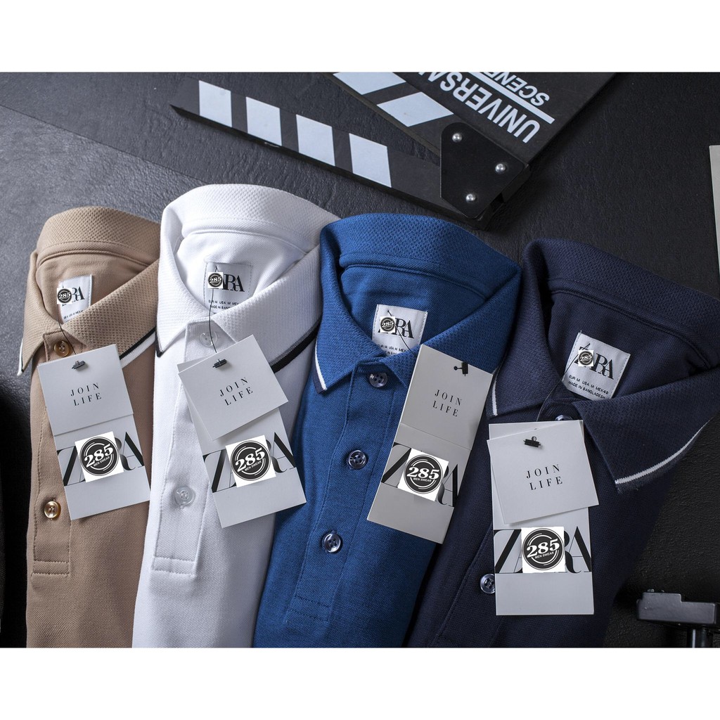 POZR1Áo Thun có cổ Z.R Pique SlimFit siêu đẹp siêu chất4 màu siêu chất cực đẹp đẹpcháyhàng vài mã rồi anh em