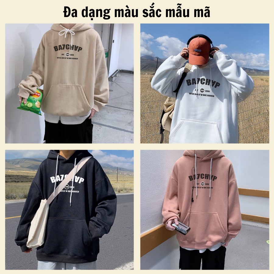 Áo khoác hoodie  Áo khoác nỉ nam nữ đẹp form rộng Unisex chất nỉ ngoại 2 lớp dày dặn - 1992 Clothing