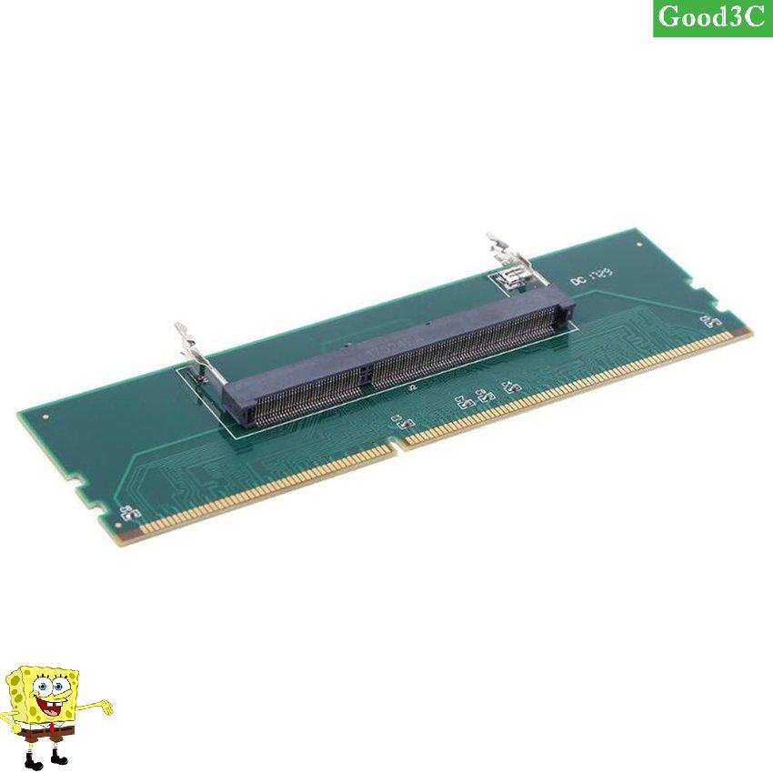 Green DDR3 Laptop SO DIMM to Desktop DIMM Memory RAM Connector Adapter Card