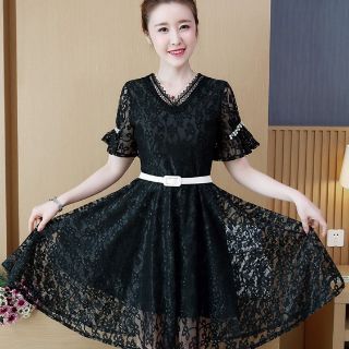 ĐẦM XÒE REN TAY NGẮN