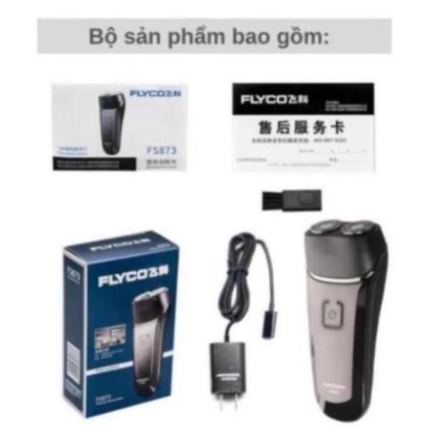 MÁY CẠO RÂU ĐA NĂNG FLYCO FS873 CHÍNH HÃNG - Nhỏ gọn - Thép chống gỉ - Chống nước - Bảo hành FREE SHIP