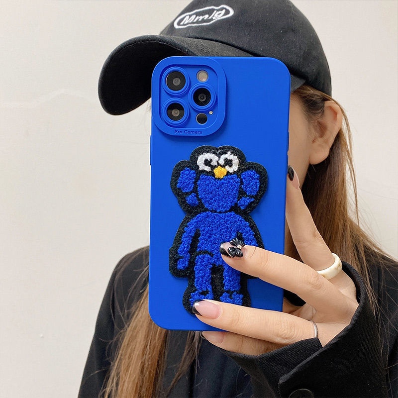 Ốp lưng iphone cạnh vuông bảo vệ camera miếng dán kaws7plus x xsmax 11 11promax 12 12pro 12promax 13 13pro 13promax DT13