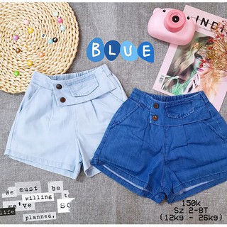 Quần short jean bé gái mỏng nhẹ cho các bé thoải mái vận động