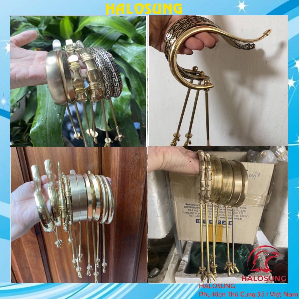 Phụ kiện lồng chim Halosung móc đồng treo lồng chim PK14