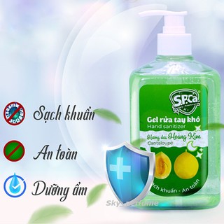 Gel Rửa Tay Khô S.P.CA Hương Dưa Hoàng Kim 600ml