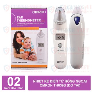 NHIỆT KẾ ĐO TAI OMRON TH839S HÀNG NHẬT BẢN CHÍNH HÃNG.