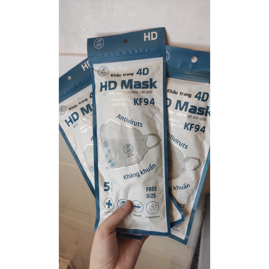 Set 10 Chiếc Khẩu trang 4 Lớp KF94 Chống Bụi Mịn Và Kháng Khuẩn Hàng Cao Cấp Hàn Quốc | BigBuy360 - bigbuy360.vn