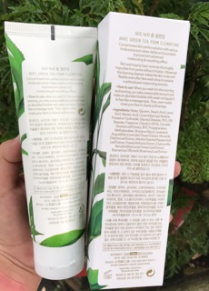 Sữa rửa mặt bori green tea