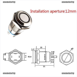 Nút Bấm Công Tắc Đèn Led 12mm