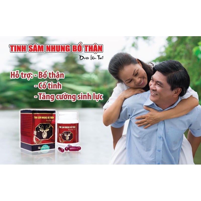 Tinh sâm nhung bổ thận TW1 Mediplantex - Hộp 30 viên