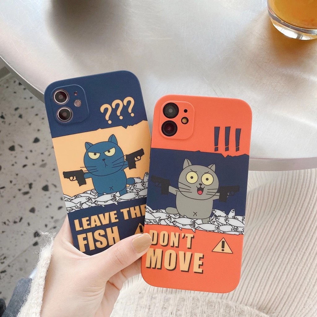 Ốp Điện Thoại Hình Mèo Dễ Thương Cho Iphone 11 Pro Max X Xr Xs Max 7 8 Plus Se 2020 12 12 Mini Pro Pro Max | BigBuy360 - bigbuy360.vn