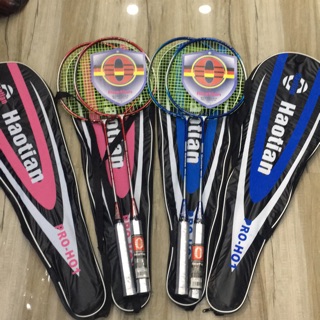 Combo bộ 2 cây vợt cầu lông HAOTIAN PRO H01 GIÁ RẺ