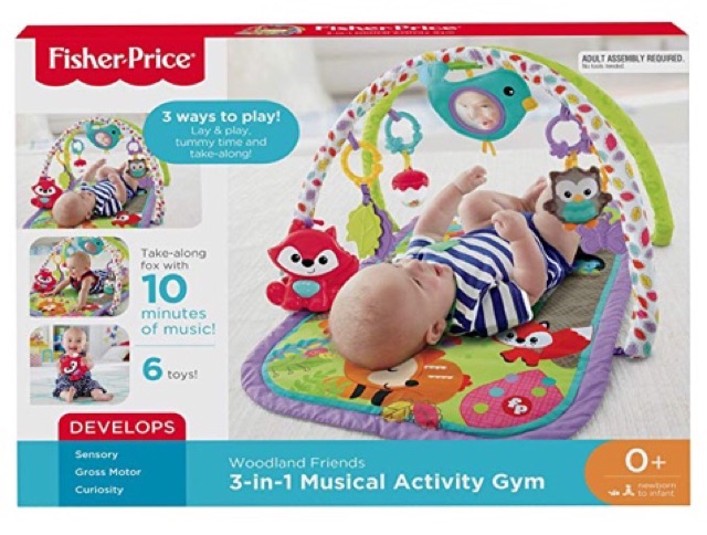 Thảm nằm chơi Fisher Price cao cấp