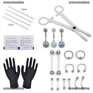 1 Bộ Dụng Cụ Xỏ Khuyên Cơ Thể Chuyên Nghiệp