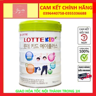 [CÓ TEM CHỐNG HÀNG GIẢ+ KÈM QUÀ] Sữa bột Lotte Kid A+ lon 750g Nội Địa Hàn Quốc date mới