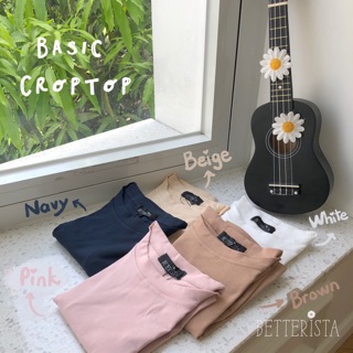 Áo thun trơn Basic Tee/ Basic Croptop