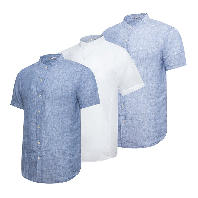 Áo Đũi Linen Nam Ngắn Tay Cực Mát Cho Thời Tiết Nóng
