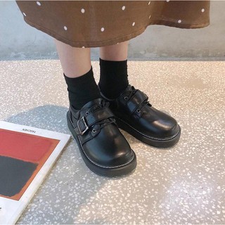 [ CÓ SAN SIZE 39]Giày oxford da nữ đen nâu ulzzang hàn quốc, giày học sinh nhật bản hàng order