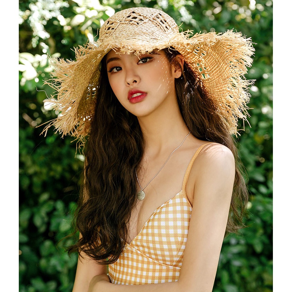Bikini liền caro nữ tính, nhẹ nhàng