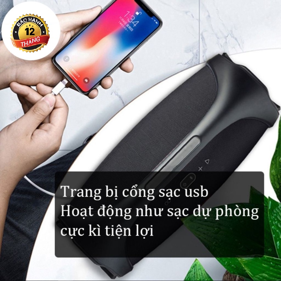 Loa bluetooth BOOMBOX bass căng,loa nghe nhạc bluetooth xách tay, cao cấp, chống nước - BH 12 tháng