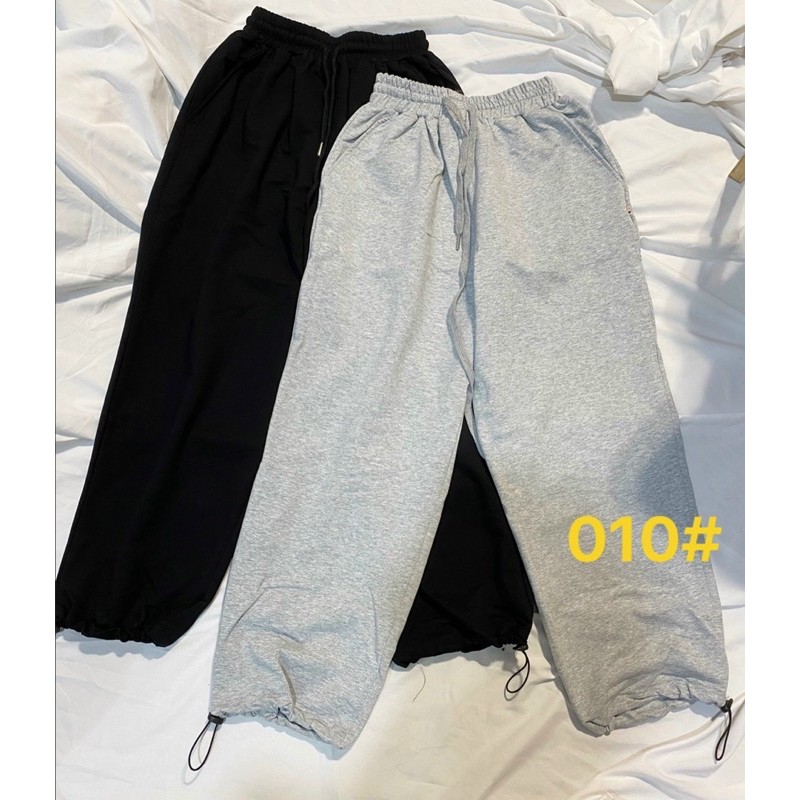 Quần baggy nữ lưng thun chất vải thun da cá co giãn tốt