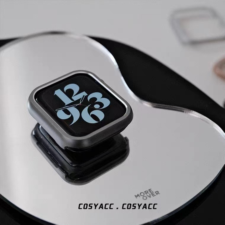 Ốp Bảo Vệ Viền Bằng Thép Cho Apple Watch Series 7 6 SE 5 4 3 2 1 iwatch 41MM 45MM 44MM 40MM 42MM 38MM