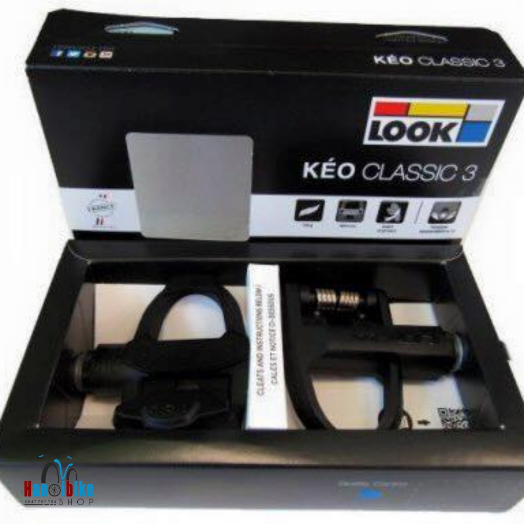 Bàn đạp xe đạp - Pedal cá LOOK kéo clascic 3