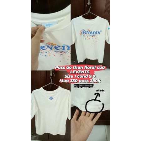 PASS ÁO THUN FLORAL CỦA LEVENTS