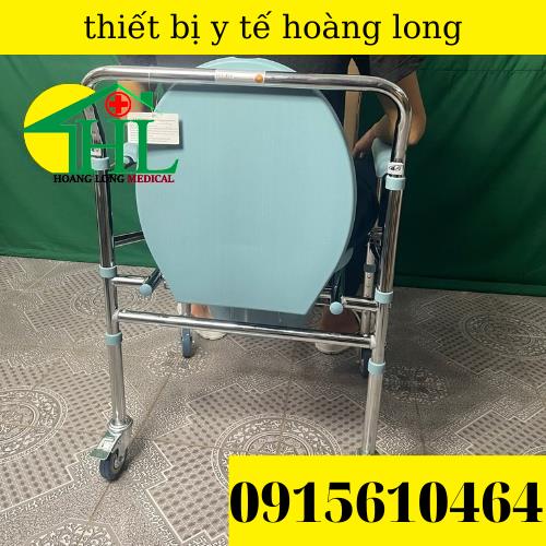 Ghế Bô Vệ Sinh Cho Người Già Có Bánh Xe,Gấp gọn Lucass G-96