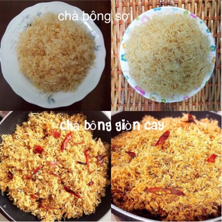 500GRAM/1KG CHÀ BÔNG SỢI+CHÀ BÔNG GIÒN CAY SIÊU NGON (C.TY CÓ BÁN SỈ) CÓ GIẤY VSATTP