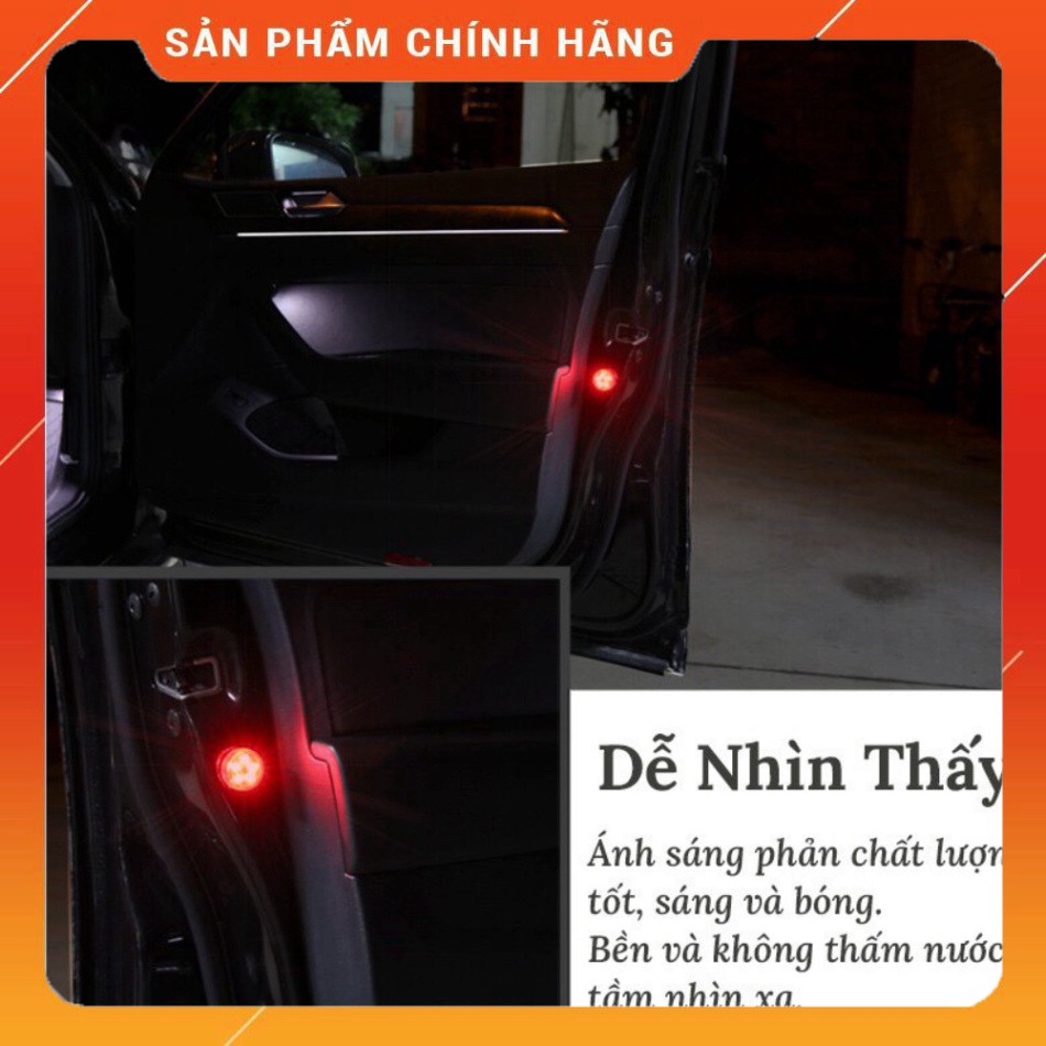 [CHÍNH HÃNG] Bộ 2 đèn led nhấp nháy nhiều chế độ cảnh báo xe đi sau khi mở cửa xe hơi, ô tô