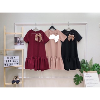 Đầm babydoll đen-đỏ bigsize 60-80kg
