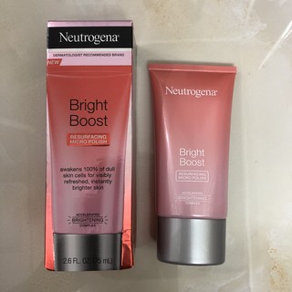 Kem tẩy tế bào chết Neutrogena Bright Boost 75ml