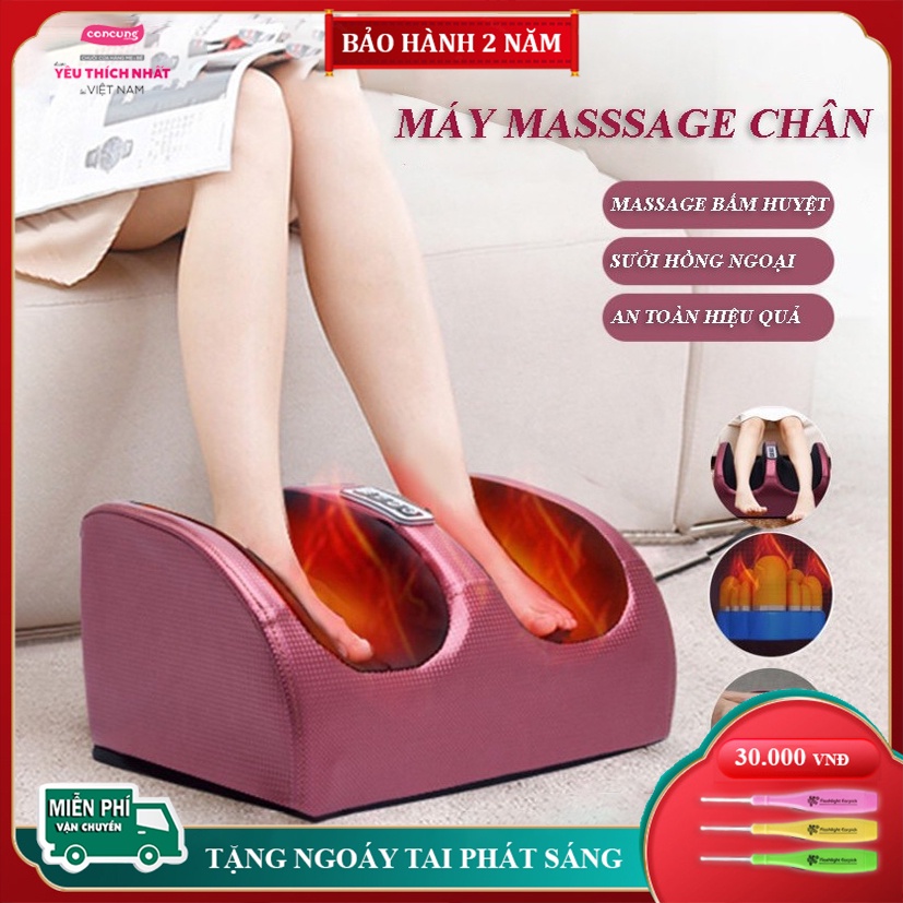 Máy massage chân, máy mát xa chân trị liệu bấm huyệt bàn chân và bắp chân an toàn và hiệu quả Bảo hành 2 năm lỗi 1 đổi 1