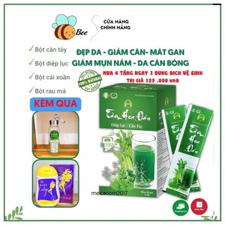 Tâm hoa đán, diệp lục cần tây,giảm cân, trắng da hapi