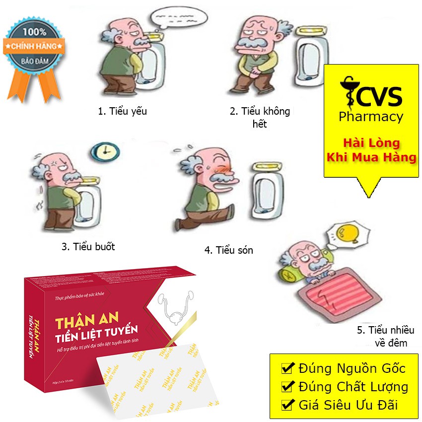 Thận An Tiền Liệt Tuyến - Hỗ Trợ Giảm U Xơ, Phì Đại Tiền Liệt Tuyến Lành Tính