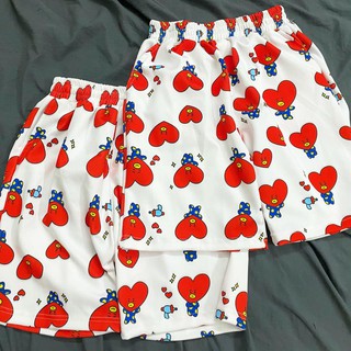 Quần short cartoon BT21 BTS perry unisex