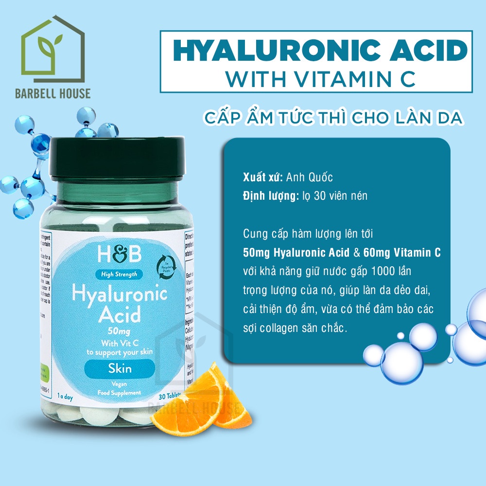 Viên uống siêu cấp ẩm  -  da căng mọng đầy sức sống, tăng đàn hồi, trẻ hóa da - 30 viên
