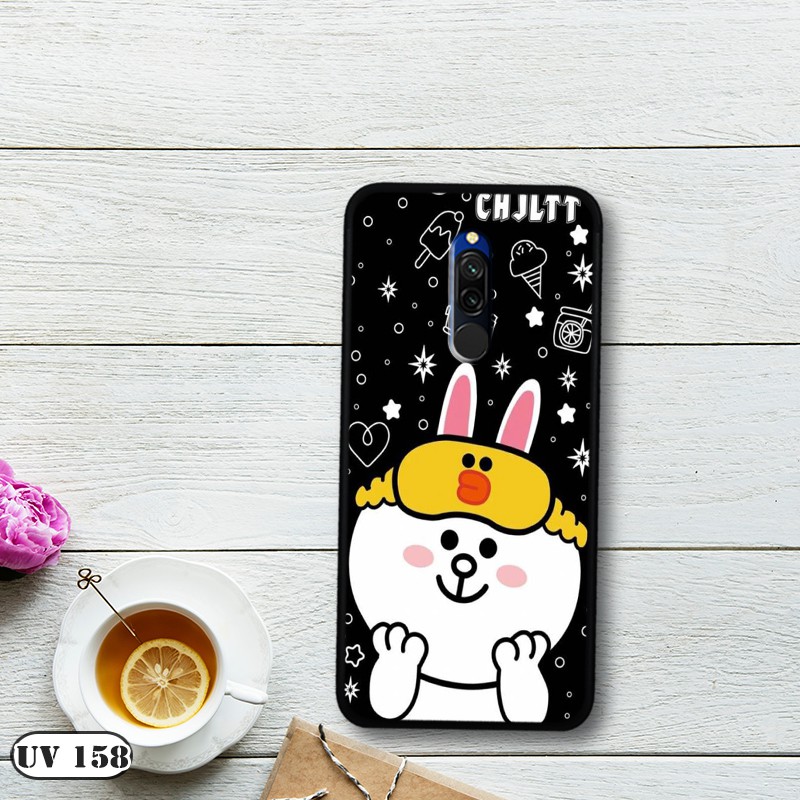 Ốp lưng nhám Xiaomi Redmi 8 - in hình