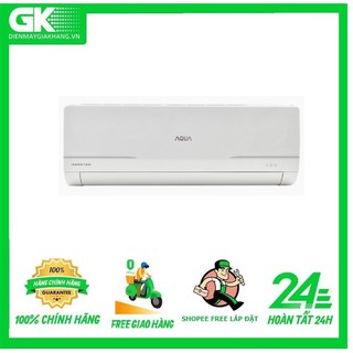 AQA-KCRV10WNMA-MIỄN PHÍ CÔNG LẮP ĐẶT -Máy Lạnh AQUA Inverter 1.0 HP AQA-KCRV10WNMA