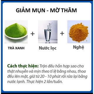 Bột trà xanh đắp mặt nạ 20g